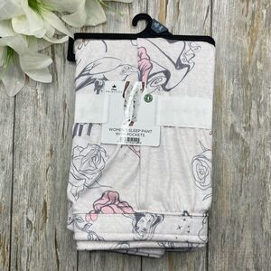 Women’s Disney’s Sleeping Beauty Lounge Pajama Sleep Pants, Size 3X